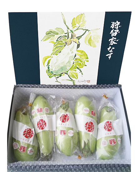 狩留家なす5本入(化粧箱入)